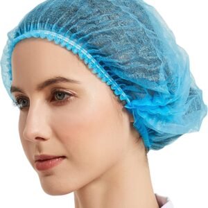 single-use disposable hair net cover for farm, agriculture and work with food