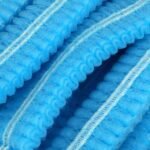 mandatory single-use disposable hair cap for visitors and farm hygiene